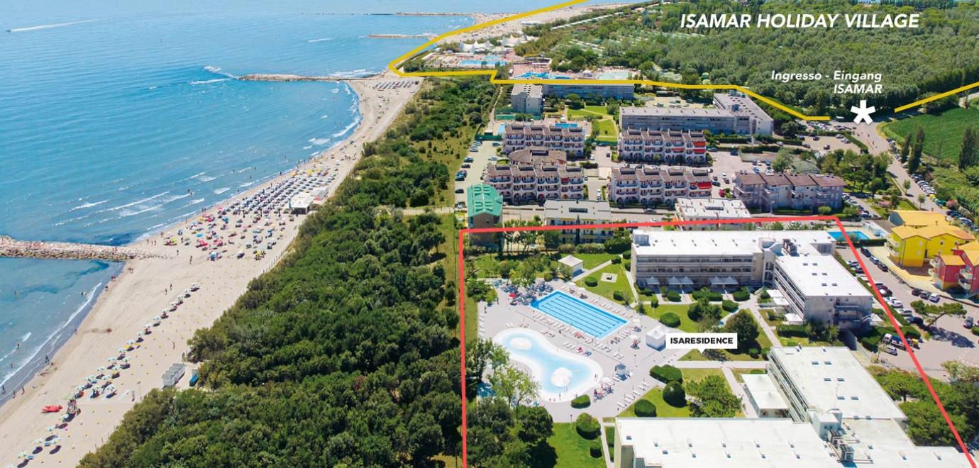 Residence Isolaverde Chioggia Apartmentanlage am Meer an